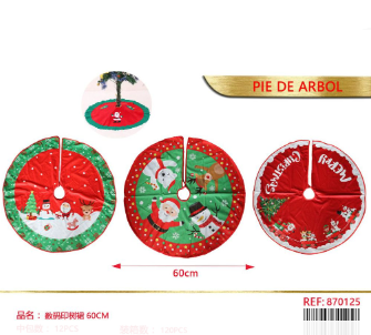 Pie de arbol navidad