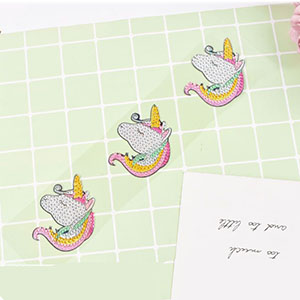 stickers de perlas unicornio 