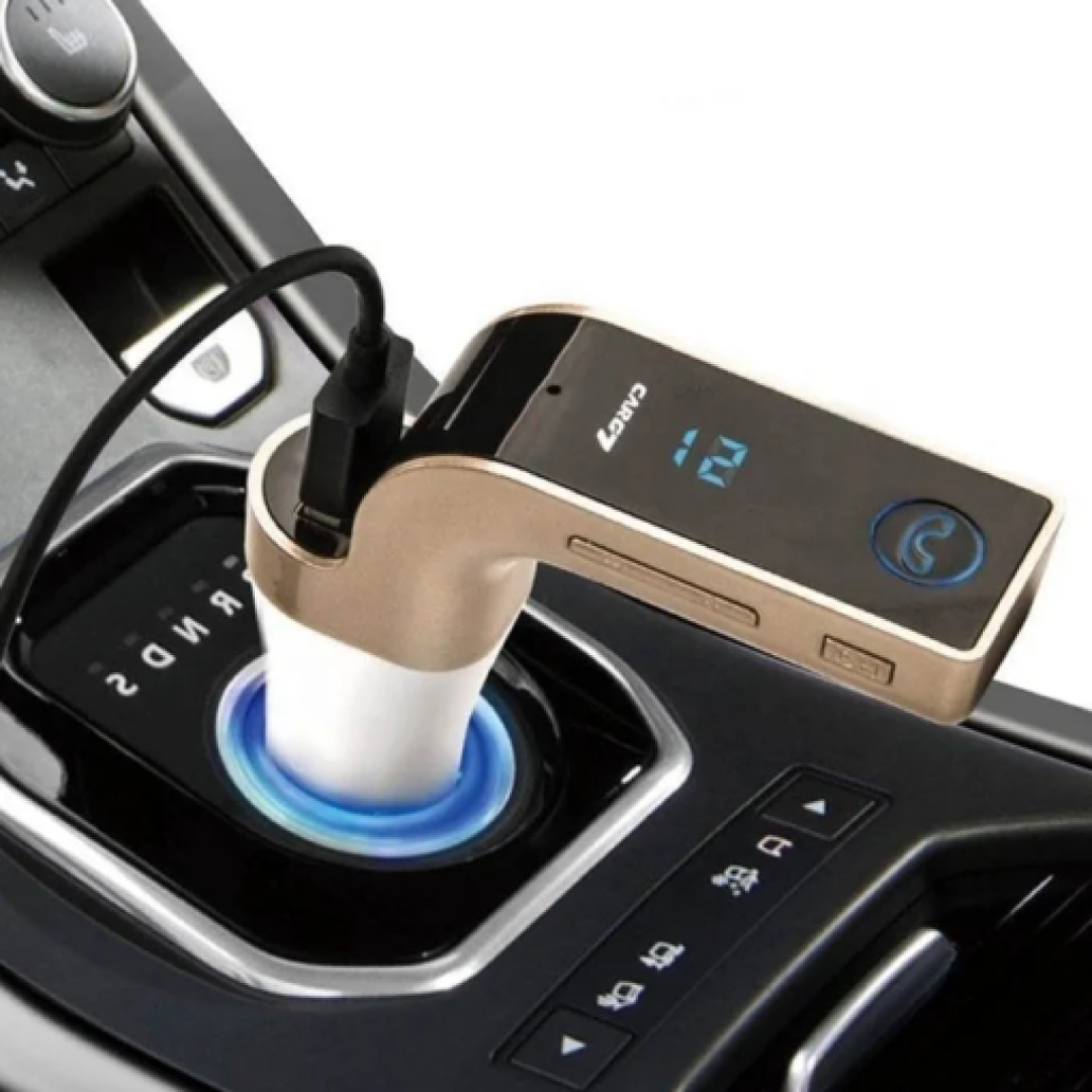 Transmisor FM USB Bluetooth para Autos