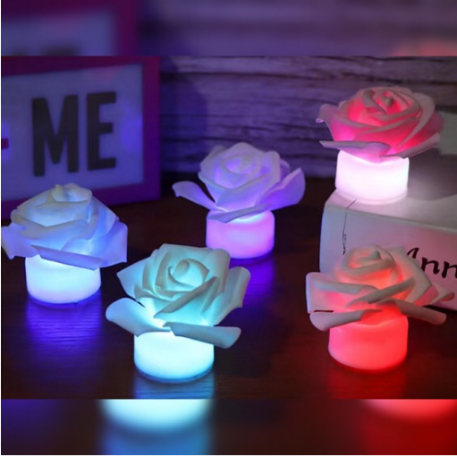 Luz led rosa 