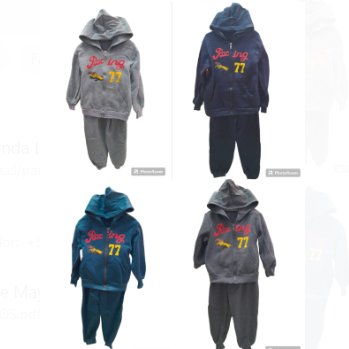 Conjunto buzo niño con polar